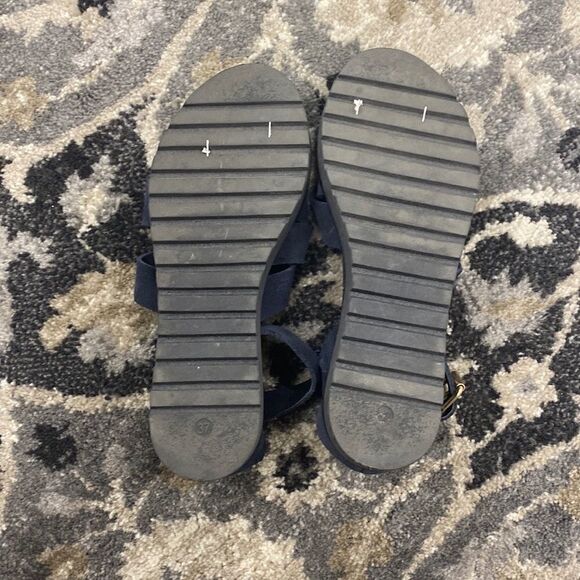 J. Crew Navy Sandals - Picture 6 of 6